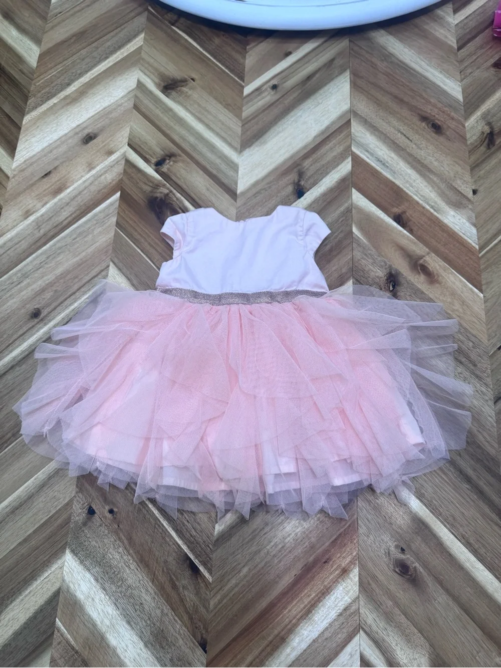Osh Kosh Baby and B'Gosh lot Pink Tulle dress and floral romper